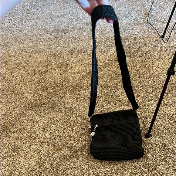 The Sak Black Crochet Shoulder Bag - Picture 10 of 10